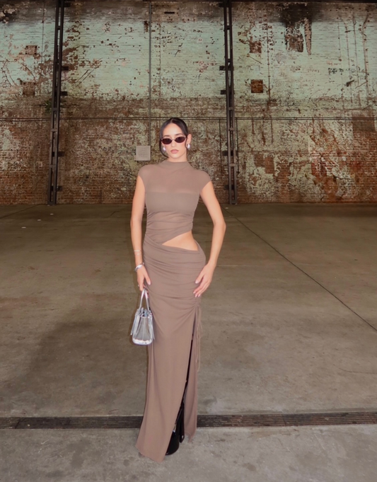 Milo Mesh Maxi Dress